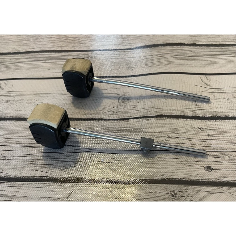 Authentic PEARL Bass Drum Duo Beat Beater Lot Of 2